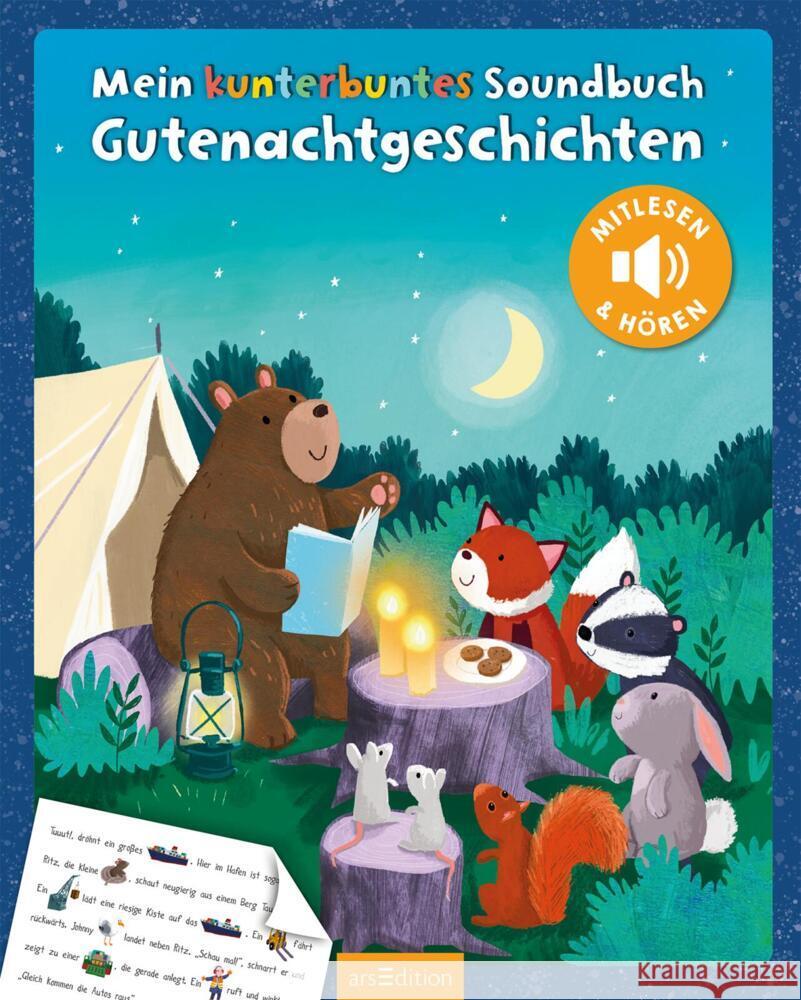 Mein kunterbuntes Soundbuch: Gutenachtgeschichten Taube, Anna 9783845851563 ars edition