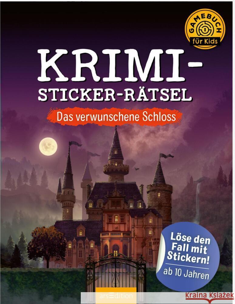 Krimi-Sticker-Rätsel - Das verwunschene Schloss Kiefer, Philip 9783845853758