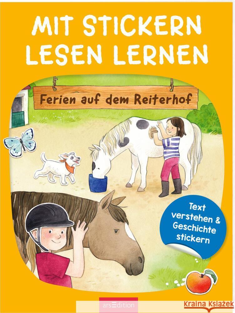 Mit Stickern Lesen lernen - Ferien auf dem Reiterhof Moser, Annette 9783845860237