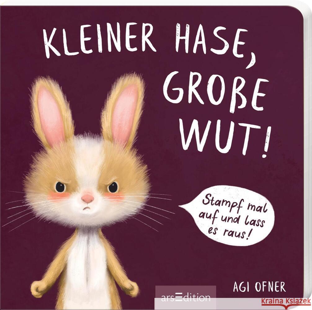 Kleiner Hase, große Wut! Ofner, Agi 9783845862439 ars edition