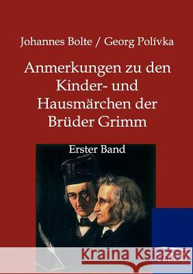 Anmerkungen zu den Kinder- und Hausmärchen der Brüder Grimm Johannes Bolte, Georg Polivka 9783846002421 Salzwasser-Verlag Gmbh