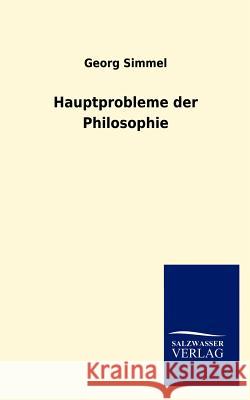 Hauptprobleme Der Philosophie Simmel, Georg 9783846002575