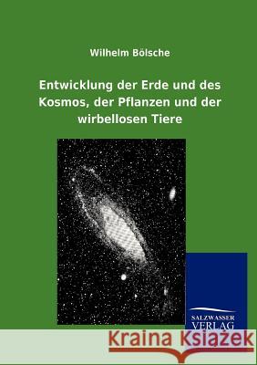 Entwicklung der Erde und des Kosmos, der Pflanzen und der wirbellosen Tiere Bölsche, Wilhelm 9783846004388 Salzwasser-Verlag Gmbh