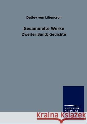 Gesammelte Werke Detlev Vo 9783846015483 Salzwasser-Verlag Gmbh