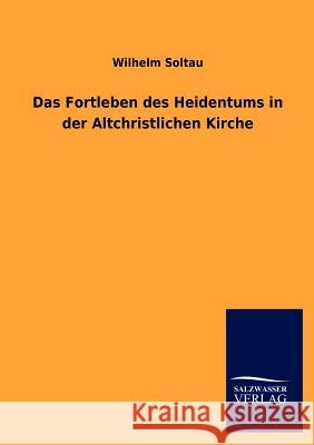 Das Fortleben Des Heidentums in Der Altchristlichen Kirche Wilhelm Soltau 9783846017296