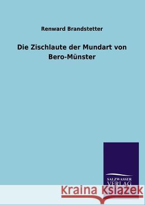Die Zischlaute Der Mundart Von Bero-Munster Renward Brandstetter 9783846027295 Salzwasser-Verlag Gmbh
