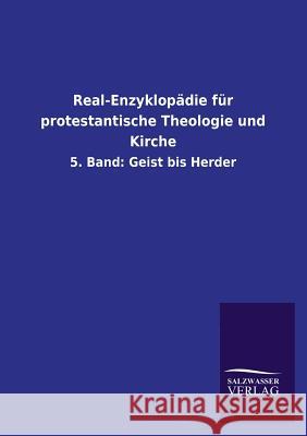 Real-Enzyklopädie für protestantische Theologie und Kirche Salzwasser-Verlag Gmbh 9783846028704