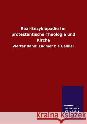 Real-Enzyklopädie für protestantische Theologie und Kirche Ohne Autor 9783846030356