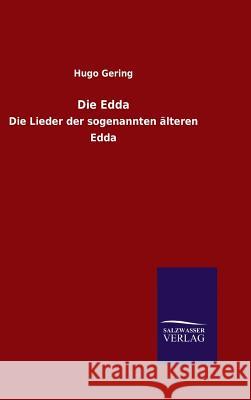 Die Edda Hugo Gering 9783846088784 Salzwasser-Verlag Gmbh