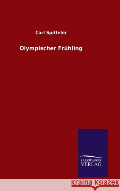 Olympischer Frühling Spitteler, Carl 9783846089590