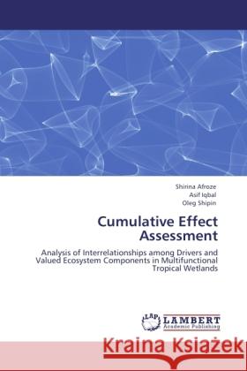 Cumulative Effect Assessment Afroze, Shirina, Iqbal, Asif, Shipin, Oleg 9783846500194