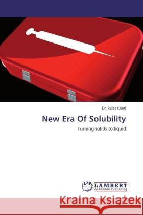 New Era Of Solubility Kheri, Rajat 9783846502136