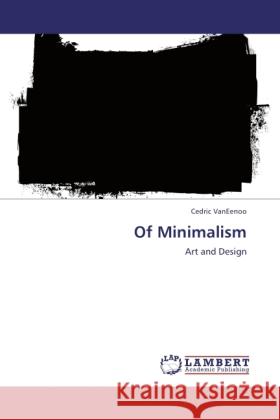 Of Minimalism VanEenoo, Cedric 9783846505731