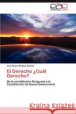 El Derecho ¿Cuál Derecho? Bedoya Salazar José Álvaro 9783846561836 Editorial Acad Mica Espa Ola