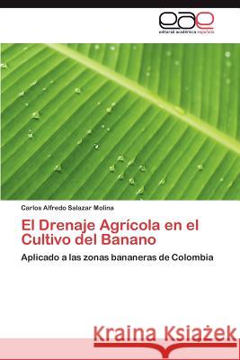 El Drenaje Agrícola en el Cultivo del Banano Salazar Molina Carlos Alfredo 9783846566060 Editorial Acad Mica Espa Ola