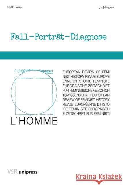 Fall - Portrat - Diagnose Schulte, Regina 9783847109495 V&r Unipress