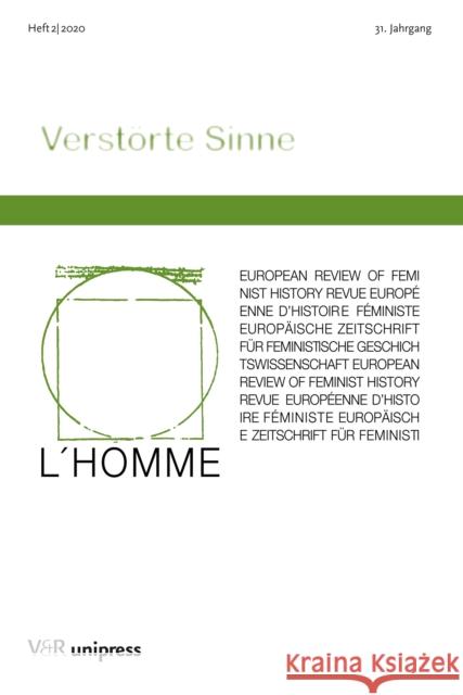 Verstorte Sinne Lucia Aschauer Gunda Barth-Scalmani Manon Brouillet 9783847111627