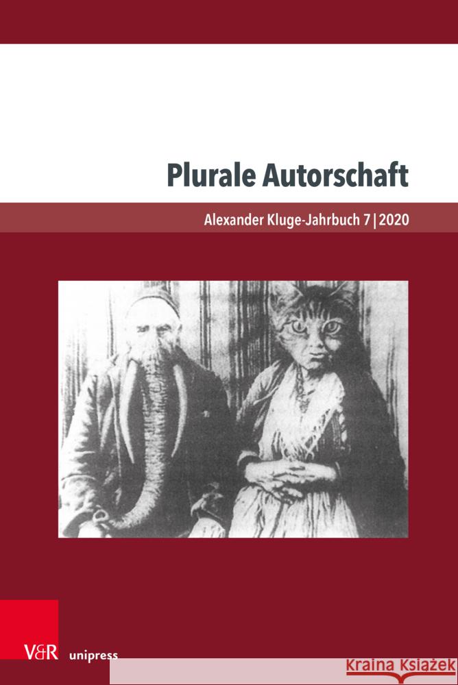 Plurale Autorschaft Birgit Haberpeuntner Melanie Konrad Christian Schulte 9783847112716 V&R Unipress