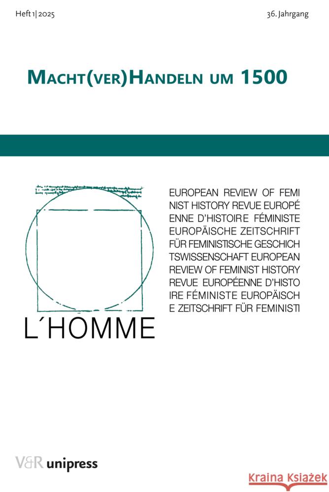 Macht Verhandeln Um 1500  9783847118305 V&R Unipress