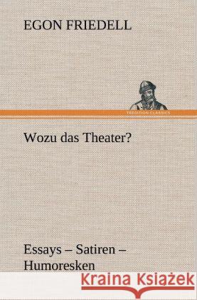 Wozu das Theater? Friedell, Egon 9783847249252