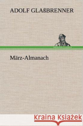 März-Almanach Glaßbrenner, Adolf 9783847249764