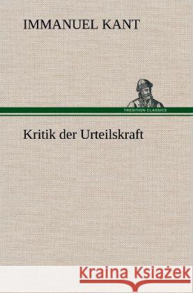 Kritik der Urteilskraft Kant, Immanuel 9783847253327