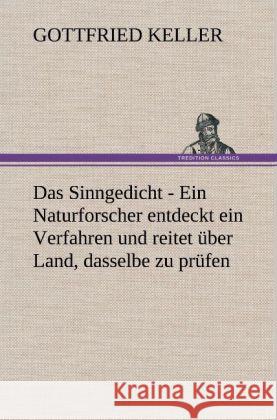 Das Sinngedicht Keller, Gottfried 9783847253426 TREDITION CLASSICS