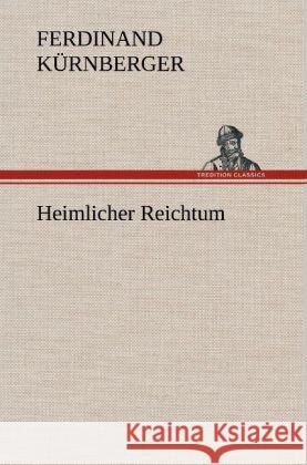 Heimlicher Reichtum Kürnberger, Ferdinand 9783847254539