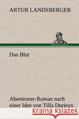 Das Blut Landsberger, Artur 9783847254775