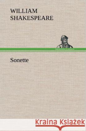 Sonette Shakespeare, William 9783847261636 TREDITION CLASSICS