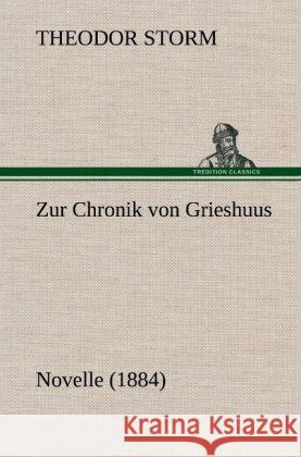 Zur Chronik von Grieshuus Storm, Theodor 9783847262367 TREDITION CLASSICS