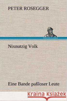 Nixnutzig Volk Rosegger, Peter 9783847265757