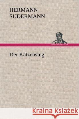 Der Katzensteg Hermann Sudermann 9783847267799