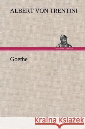 Goethe Trentini, Albert von 9783847268093