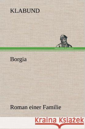 Borgia Klabund 9783847269762