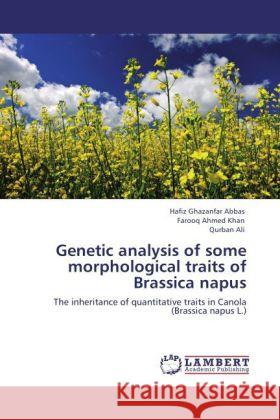 Genetic analysis of some morphological traits of Brassica napus Abbas, Hafiz Ghazanfar, Khan, Farooq A., Ali, Qurban 9783847339076