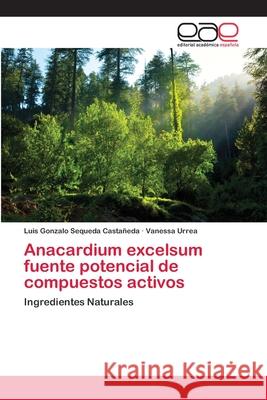 Anacardium excelsum fuente potencial de compuestos activos Luis Gonzalo Sequeda Castañeda, Vanessa Urrea 9783847359272