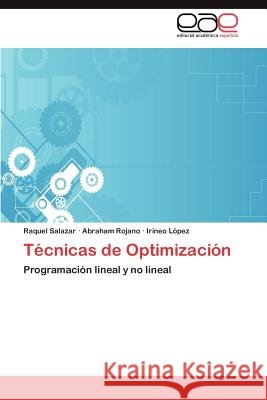Técnicas de Optimización Salazar Raquel 9783847367338 Editorial Acad Mica Espa Ola