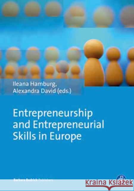 Entrepreneurship and Entrepreneurial Skills in Europe: Examples to Improve Potential Entrepreneurial Spirit Hamburg, Ileana 9783847405689 Barbara Budrich