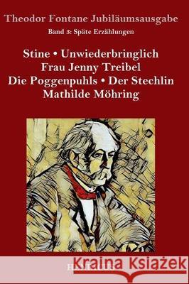 Späte Erzählungen: Stine / Unwiederbringlich / Frau Jenny Treibel / Die Poggenpuhls / Der Stechlin / Mathilde Möhring Theodor Fontane 9783847823964 Henricus