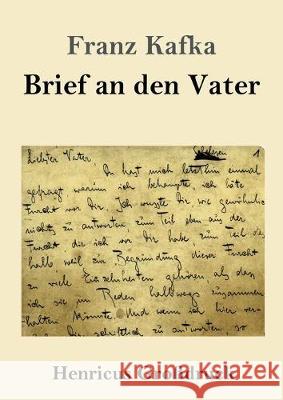 Brief an den Vater (Großdruck) Franz Kafka 9783847826941