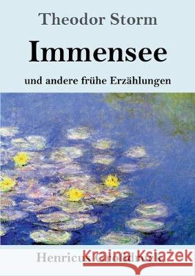 Immensee (Großdruck): und andere frühe Erzählungen Theodor Storm 9783847836650
