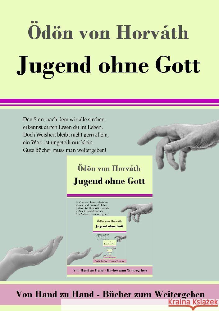 Jugend ohne Gott Horváth, Ödön von 9783847856092 Henricus - Von Hand zu Hand