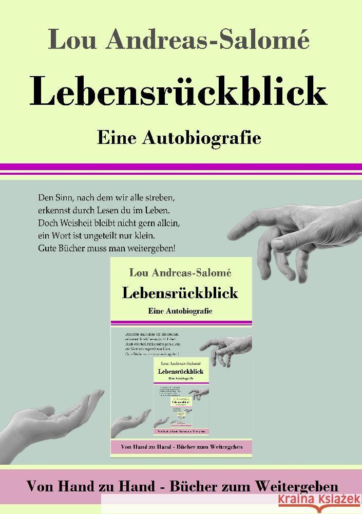 Lebensrückblick Andreas-Salomé, Lou 9783847856115 Henricus - Von Hand zu Hand