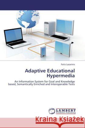 Adaptive Educational Hypermedia Fotis Lazarinis 9783848407613