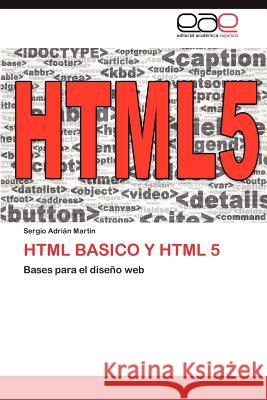 HTML Basico y HTML 5 Martin, Sergio Adri 9783848470389