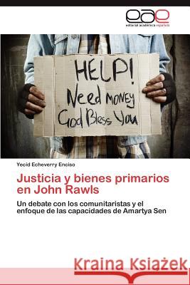 Justicia y Bienes Primarios En John Rawls Yecid Echeverr 9783848473137 Editorial Acad Mica Espa Ola