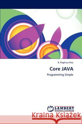 Core JAVA Raghava Rao, K. 9783848495658