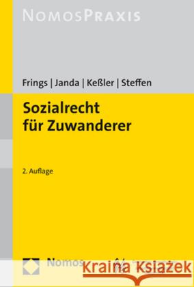 Sozialrecht Fur Zuwanderer Frings, Dorothee 9783848733828 Nomos Verlagsgesellschaft