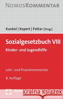 Sozialgesetzbuch VIII: Kinder- Und Jugendhilfe Jan Kepert Peter-Christian Kunkel Andreas Kurt Pattar 9783848763580